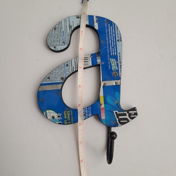 Letter a wall hook hanging wall decor blue Decorative "A" - Picture 5 of 7